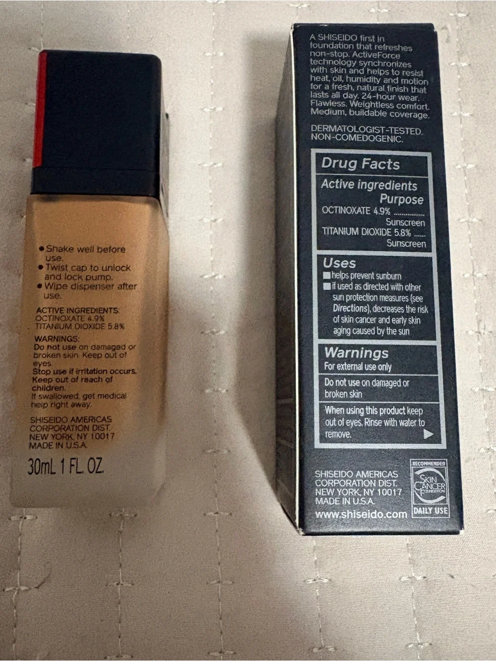 Shiseido Synchro Skin Self-Refreshing Foundation 360 - Citrine  New In Box NIB